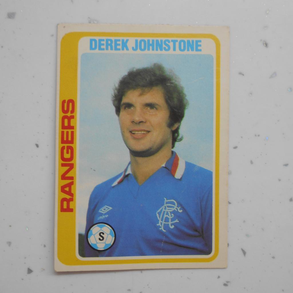 Rangers F.C. Derek Johnstone/ Дерек Джонстон Шотландия «Рейнджерс» 1979