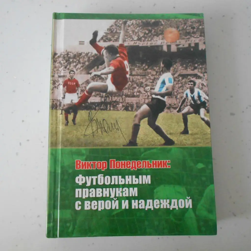 В. Понедельник: футбольным правнукам с верой и надеждой. Ростов, 2012. Класс!