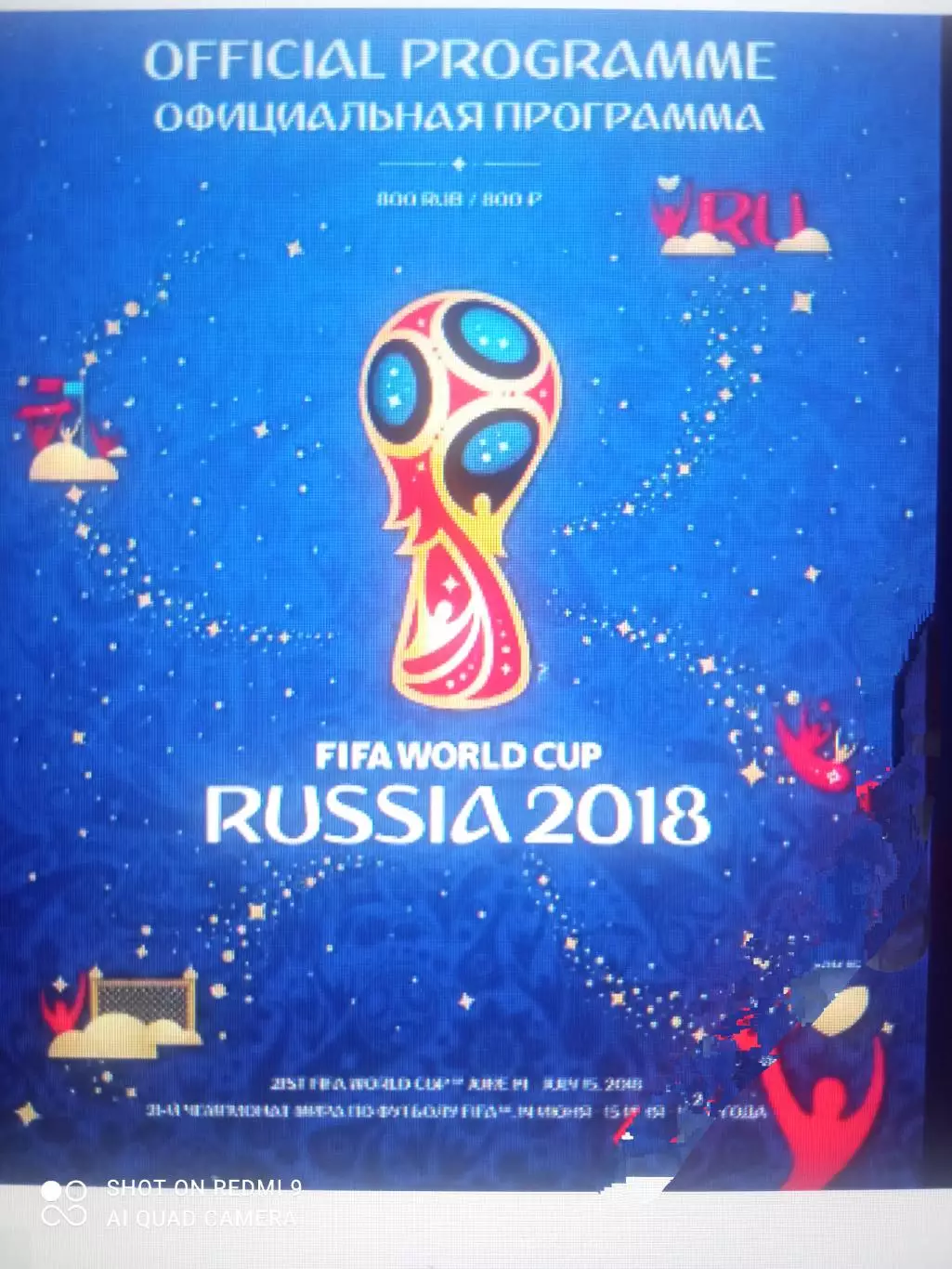 официальная общая программа ФИФА - ЧМ 18 Чемпионат Мира 2018 Россия