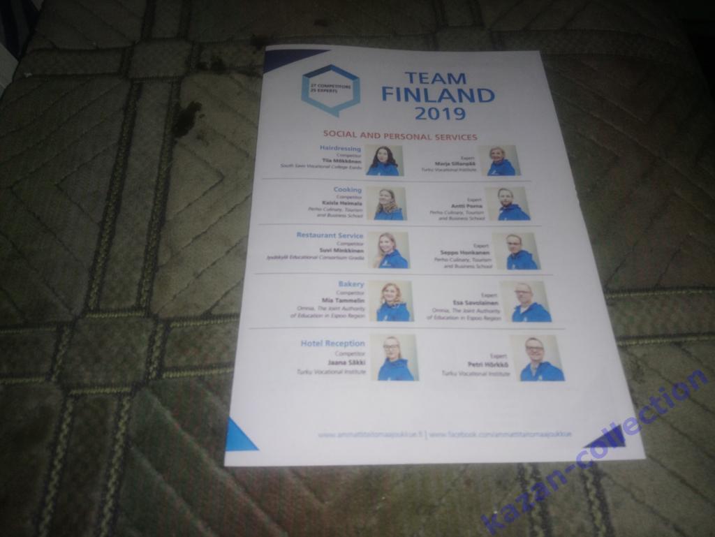 Team Finland Worldskills-2019