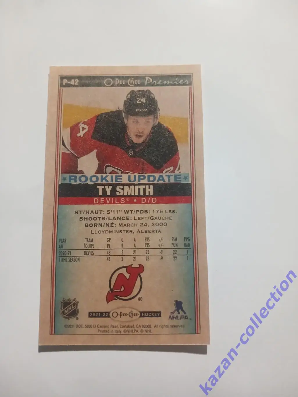 Ty Smitn ( New Jersey Devils) 1