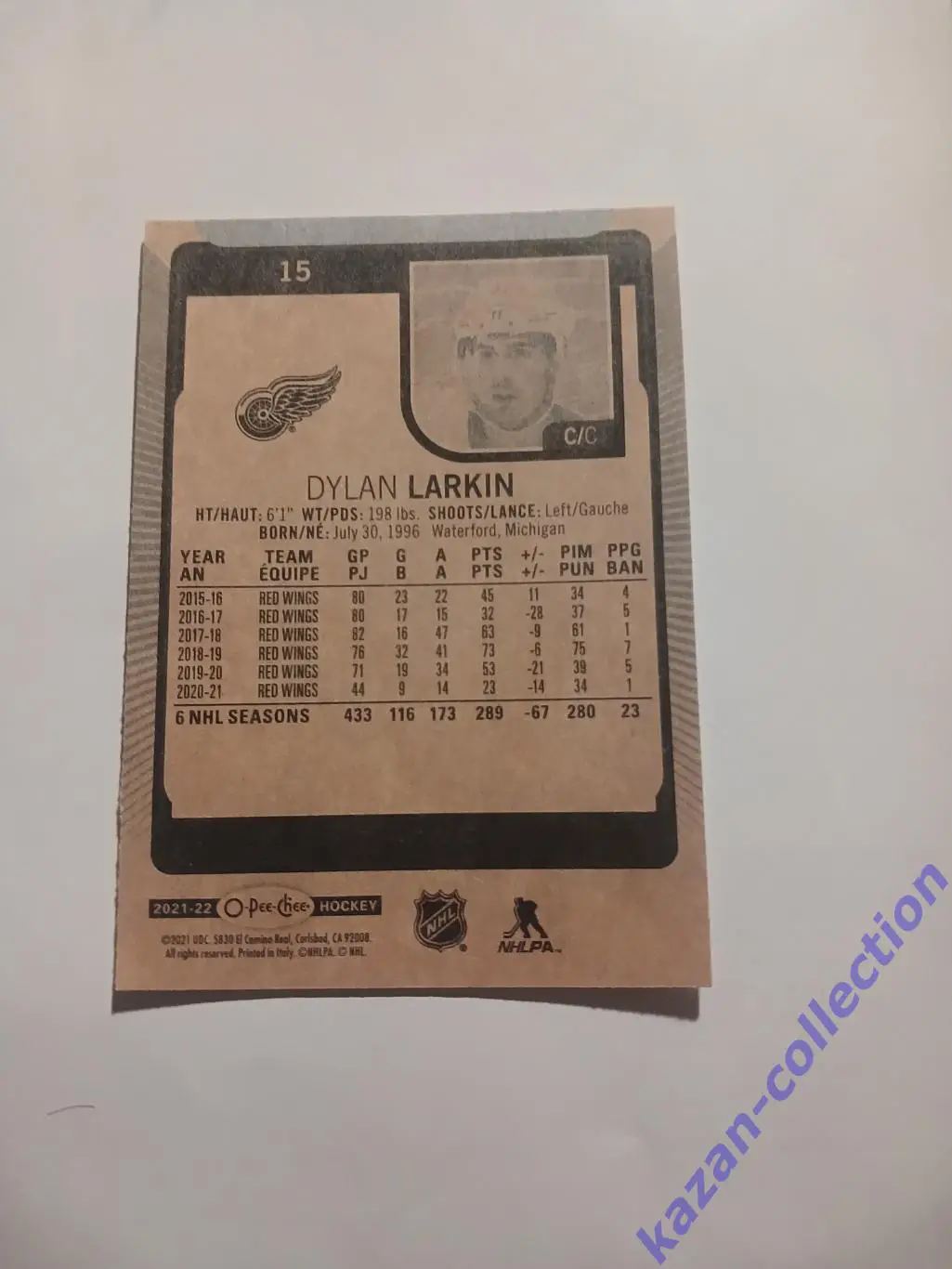 Dylan Larkin ( Detroit Red Wings) 1