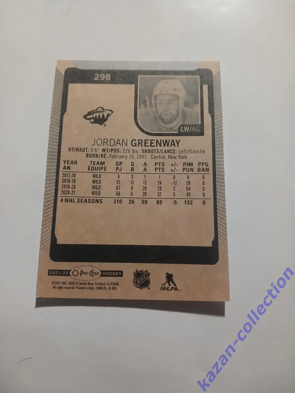 Jordan Greenway ( Minnesota Wild) 1