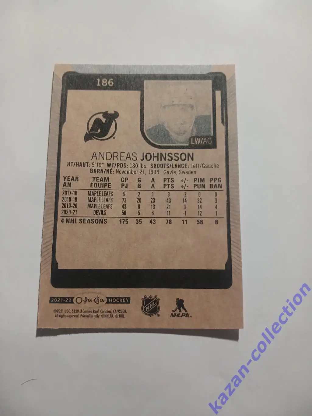 Andreas Johnsson ( New Jersey Devils) 1