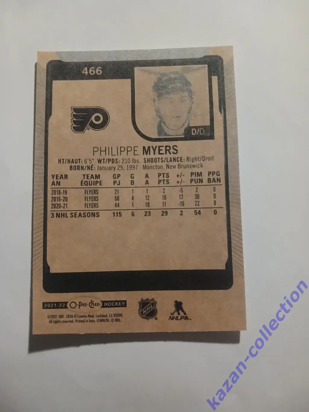 Philippe Myers ( Philadelphia Flyers) 1