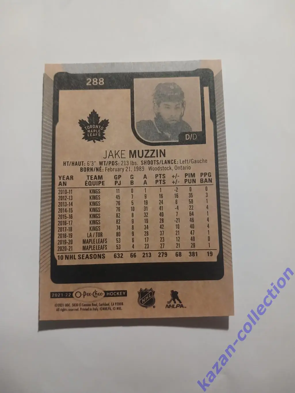 Jake Muzzin ( Toronto Maple Leafs) 1