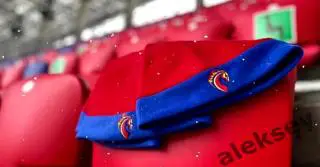 Головной убор (колпак) с эмблемой талисмана ПФК ЦСКА