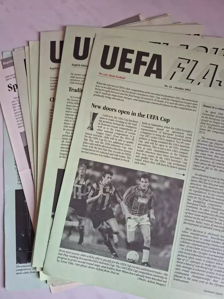 UEFA FLASH, УЕФА Флэш, 1992, 1993, 1994