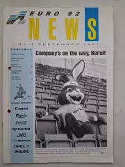 Чемпионат Европы 1992, Euro-92 News, №4, 1991