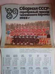 Сборная СССР - серебряный призер чемпионата Европы 1988