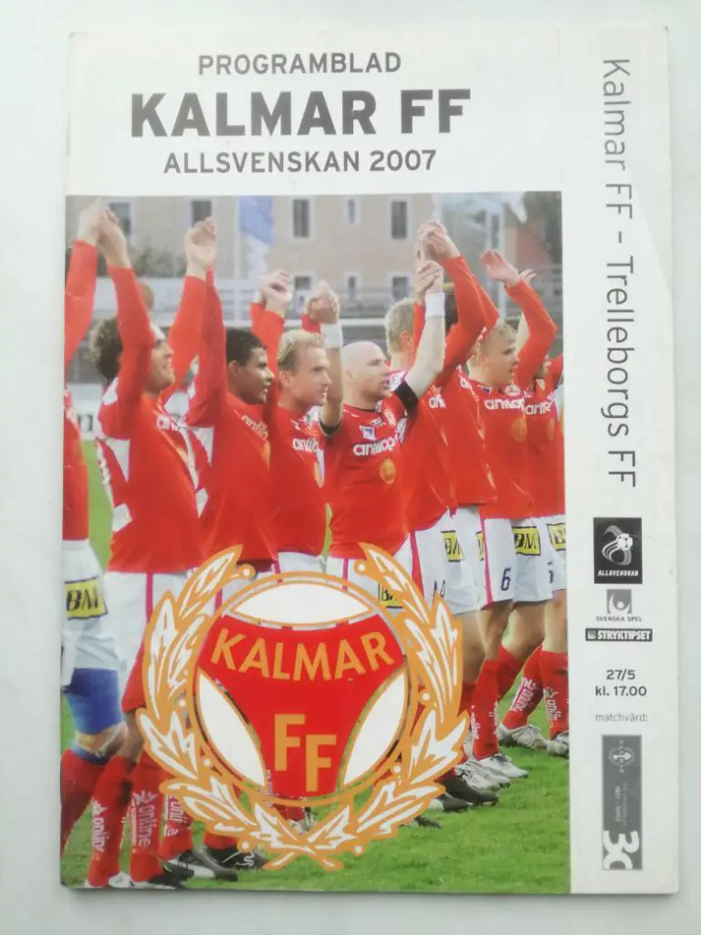 Кальмар - Треллеборг, 27.05.2007. Чемпионат Швеции