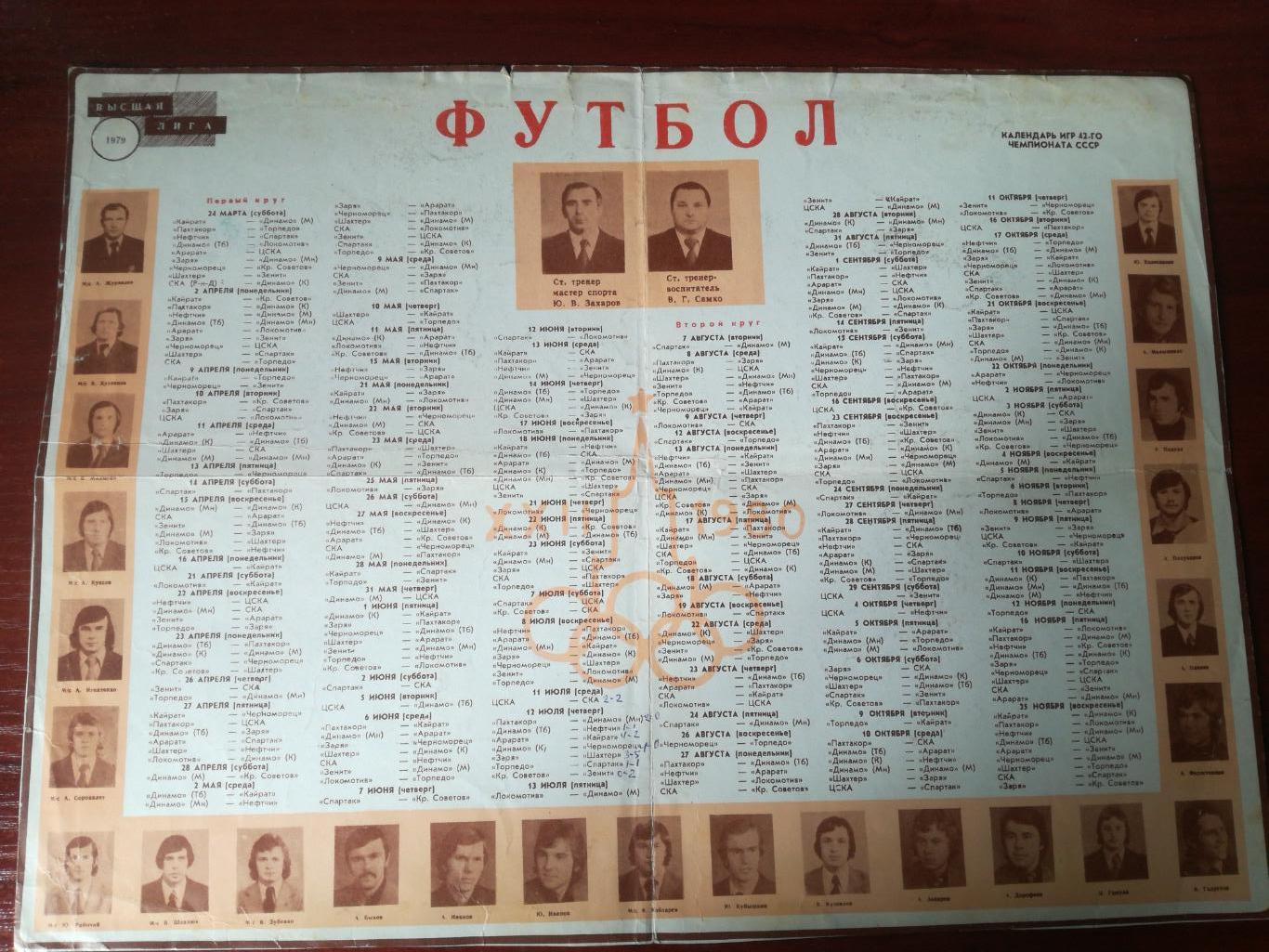 Заря Луганск / Ворошиловград 1979