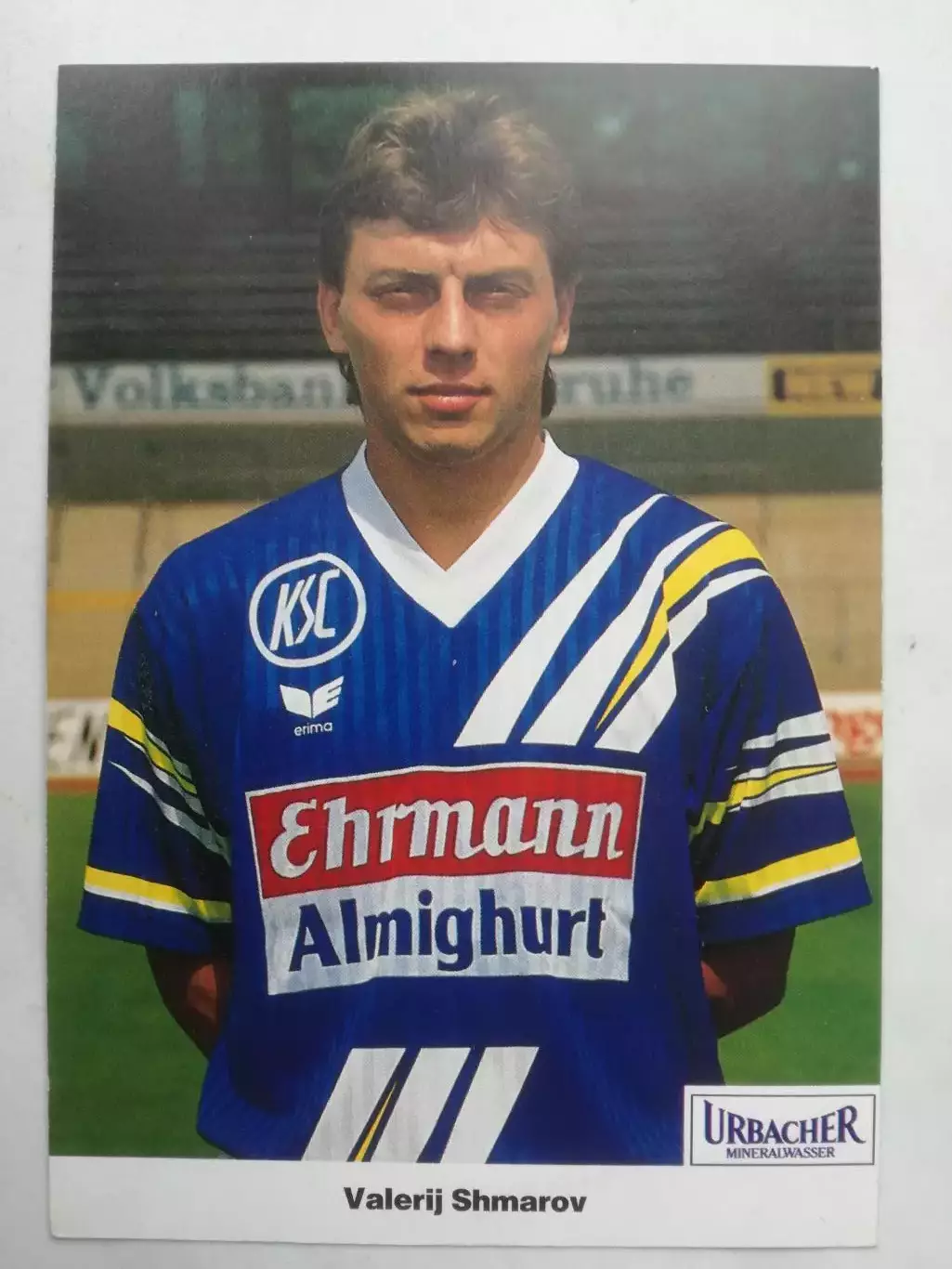 Открытка. Валерий Шмаров (Спартак Москва, Карлсруэ)
