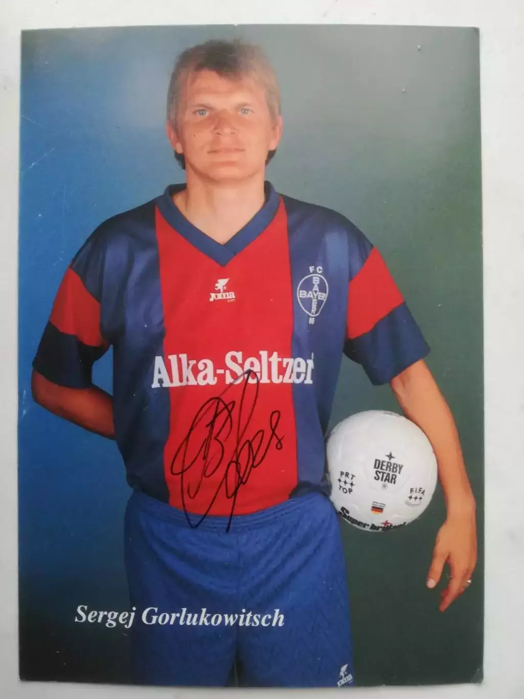 Автограф. Сергей Горлукович («Байер-05» Крефельд)