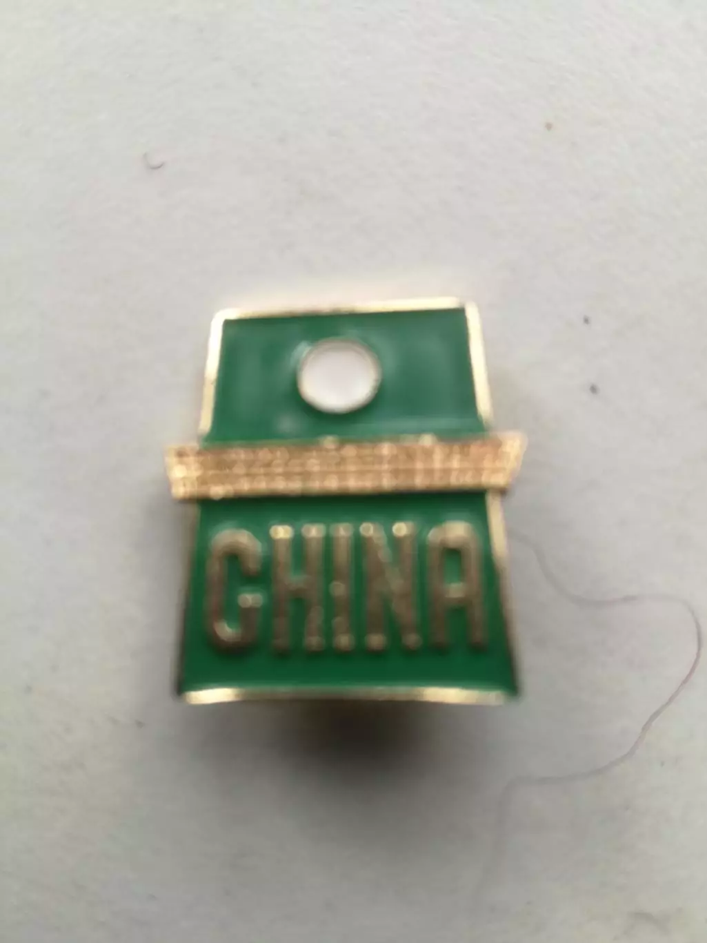 Знак/значок. Настольный теннис. Китай