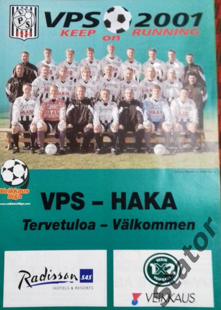 Чемпионат Финляндии ВПС - Хака 2001