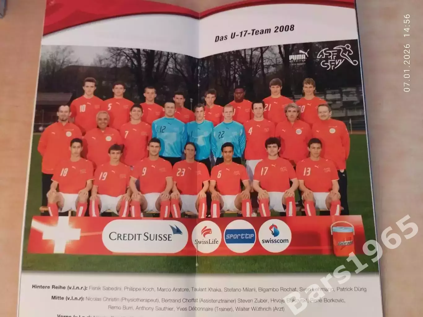 Чемпионат Европы Финал в Турции u-17 2008, Сборная Швейцария 2