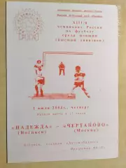Надежда Ногинск - Чертаново Москва 2004 Женщины