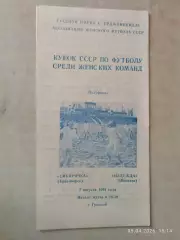 Сибирячка Красноярск - Надежда Могилев 1991 Кубок СССР Женщины