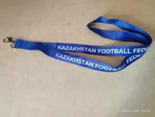 Ремешок для бейджа сборная Казахстан