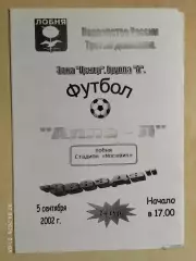 Алла-Л Лобня - Звезда Щелково 2002