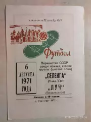 Селенга Улан-Удэ - Луч Владивосток 1971