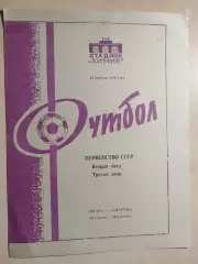 Волга Калинин - Спартак Кострома 1976