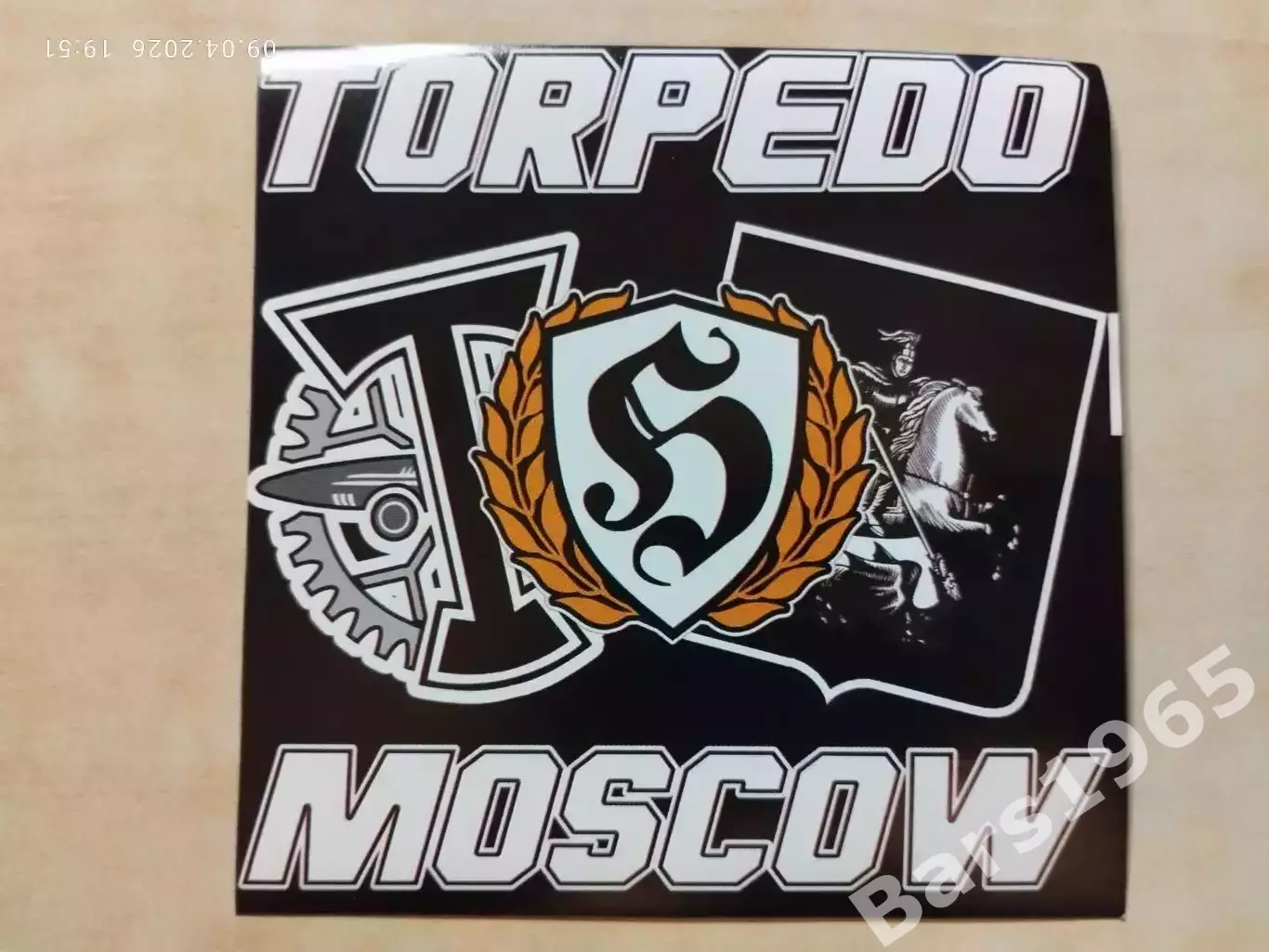 Стикер наклейка Торпедо Москва вид 15
