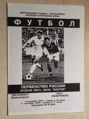 Металлург Красноярск - СКА Хабаровск 1994