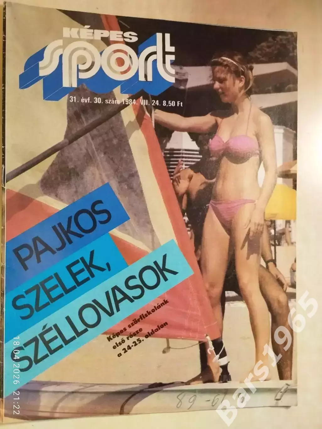 Kepes Sport Венгрия № 30 1984