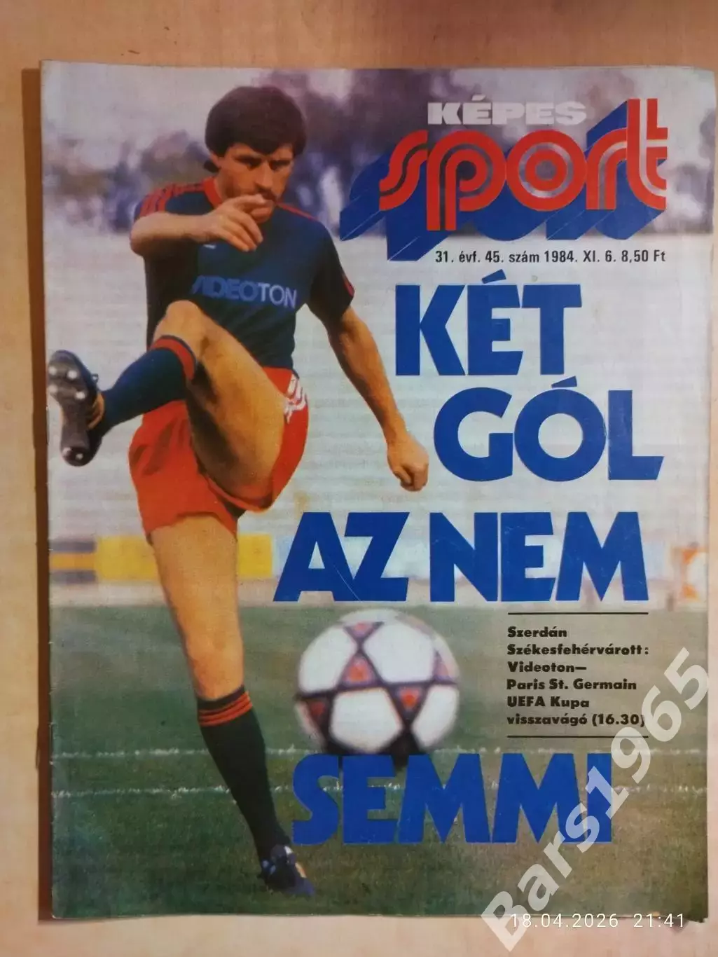 Kepes Sport Венгрия № 45 1984