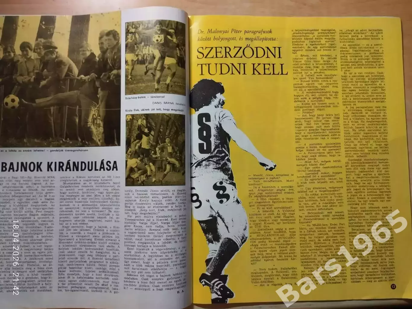 Kepes Sport Венгрия № 45 1984 2