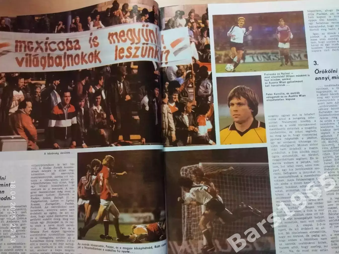 Kepes Sport Венгрия № 16 1985 2
