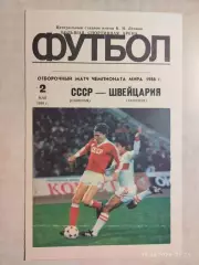 СССР - Щвейцария 1985