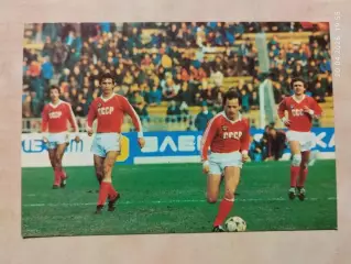 Календарик Сборная СССР по футболу 1987