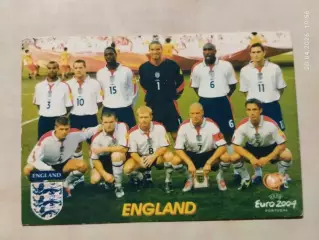 Календарик Сборная Англии 2005