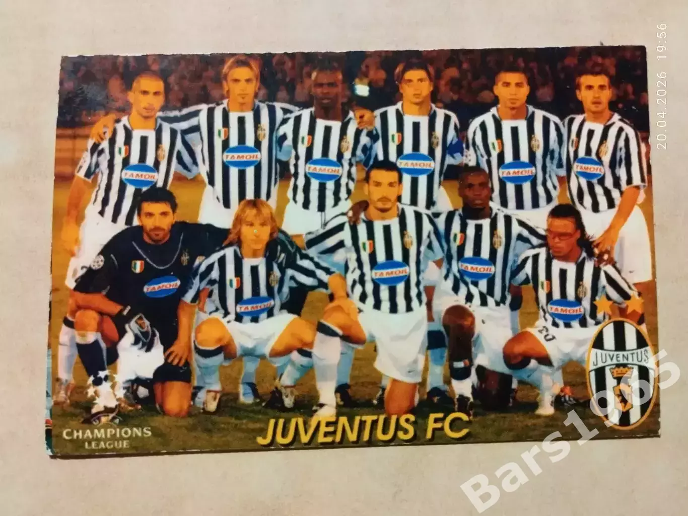 Календарик Ювентус Италия 2005