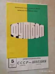 СССР - Швеция 1973