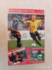 Календарик ФК Арсенал Англия 2006