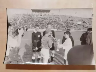 Кожаный мяч Свердловск 1969 Финал Капитаны Луганска и Азербайджана