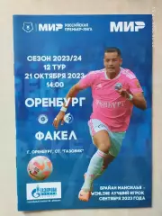 Оренбург - Факел Воронеж 2023