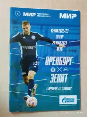 Оренбург - Зенит Санкт-Петербург 2023