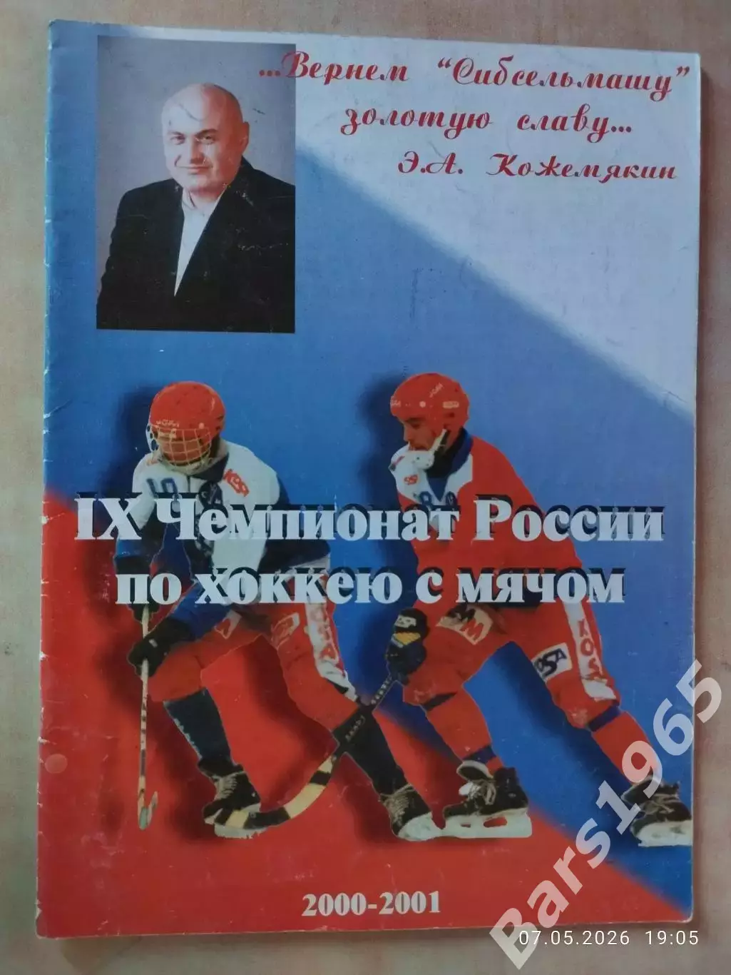 Новосибирск 2000-2001 Хоккей с мячом
