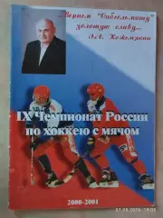 Новосибирск 2000-2001 Хоккей с мячом