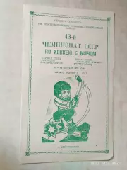 Торпедо Сосновоборск - Уральский Трубник Первоуральск 1991 Хоккей с мячом