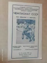 Торпедо Сосновоборск - Смена Комсомольск-на-Амуре 1989 Хоккей с мячом
