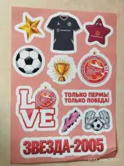 ЖФК Звезда 2005 Пермь Наклейка