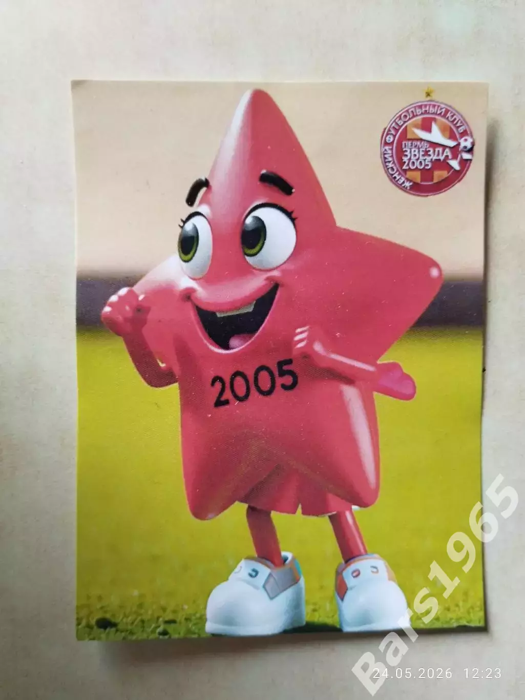 ЖФК Звезда 2005 Пермь Наклейка