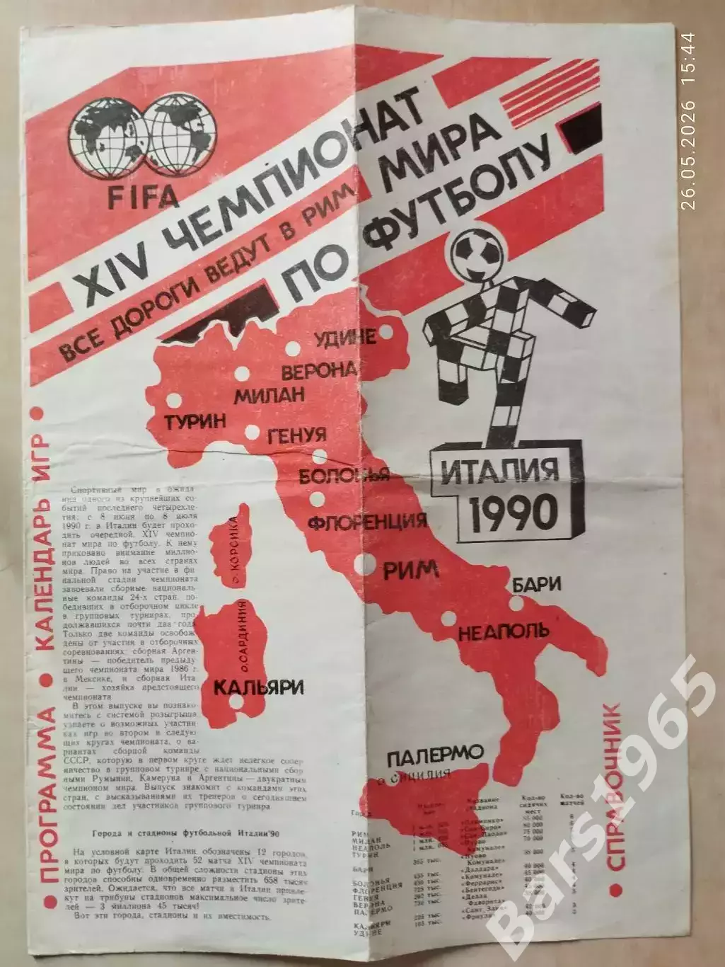 Италия 1990 Чемпионат мира