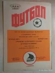 Волга Калинин - Спартак Рязань 1986